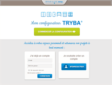 Tablet Screenshot of configurateur.tryba.com